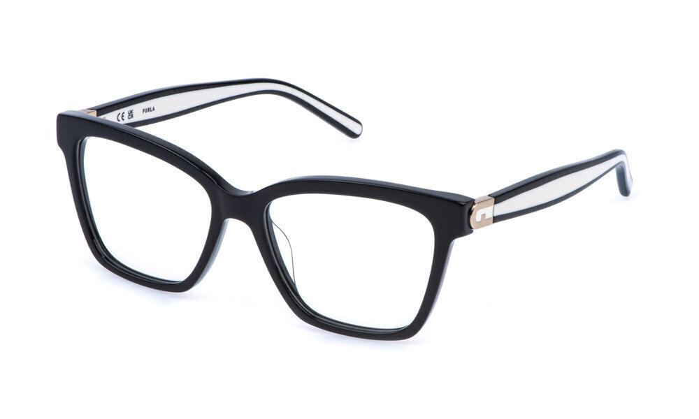 FURLA OPTICAL VFU992 Eyeglasses BLACK (0700) 54mm